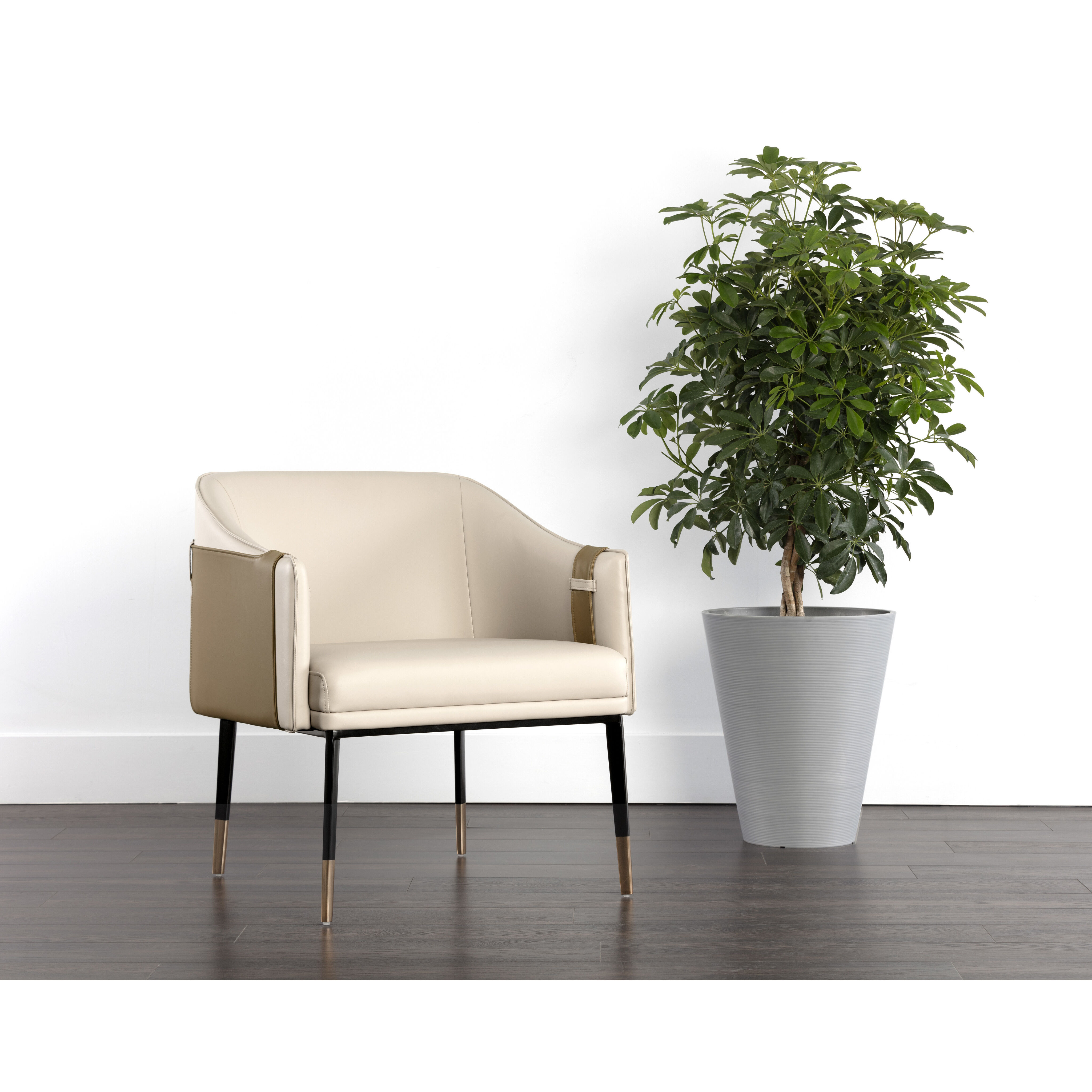 Carter Napa Beige / Napa Tan Lounge Chair